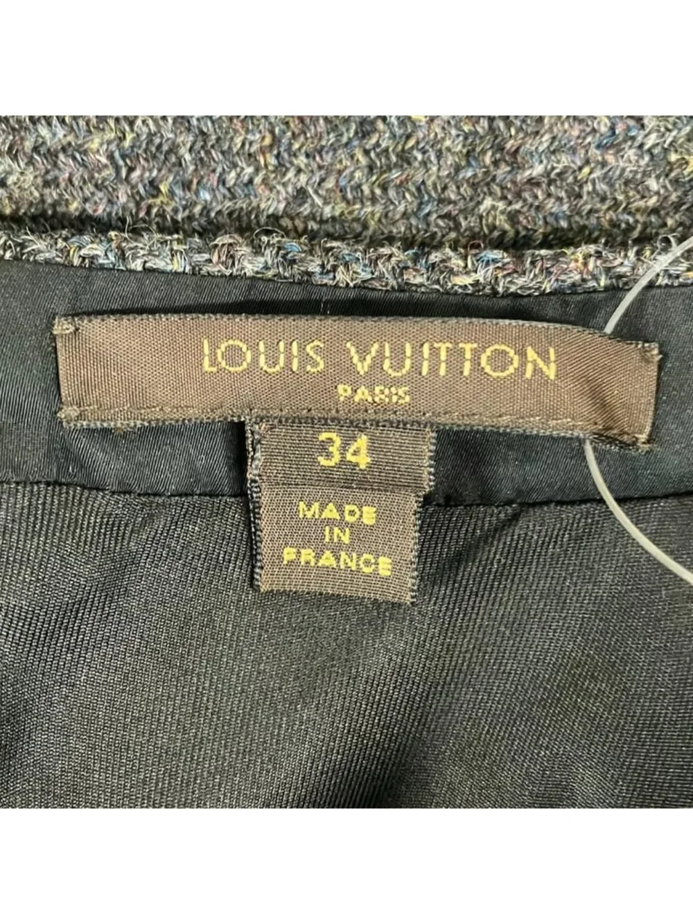 Louis Vuitton Skirt 34 S Dark Gray Knee Length